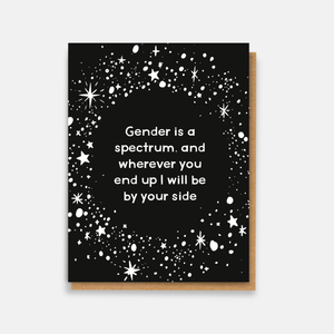 Genderqueer Trans LGBTQ coming out card