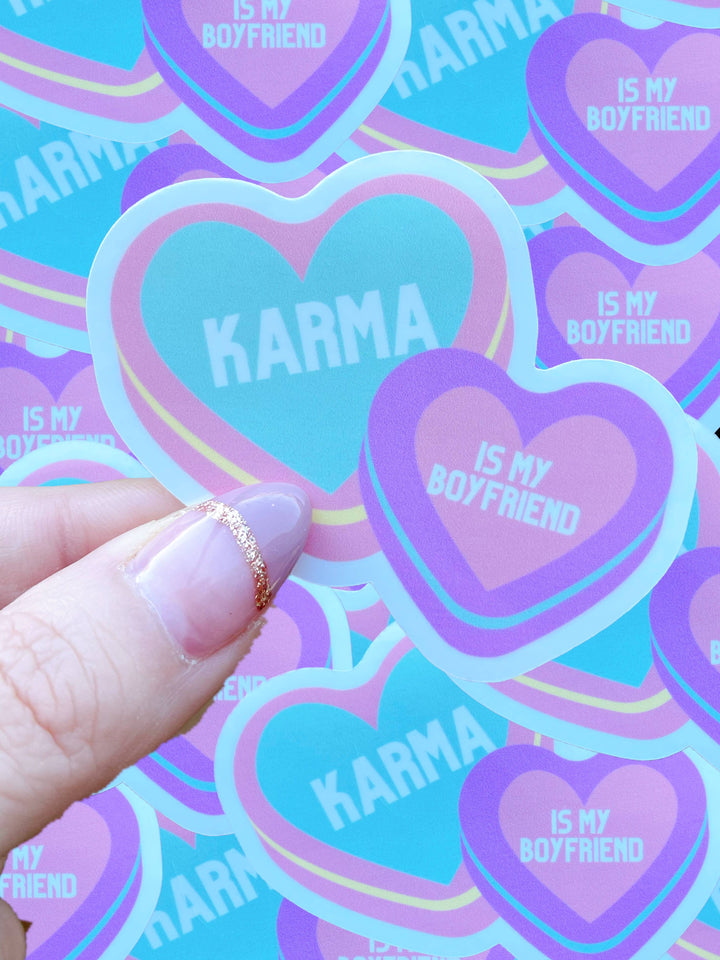 Taylor Swift Inspired - Karma Hearts Sticker