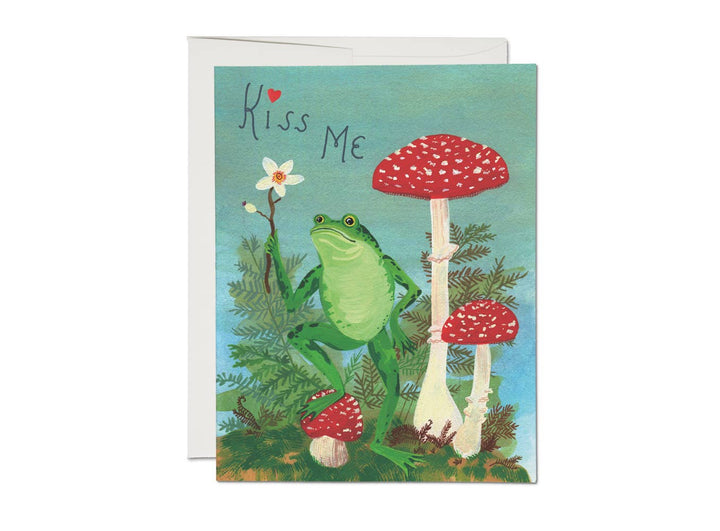 Kiss Me love greeting card