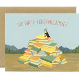 Book Mountain Graduation Congrats Card