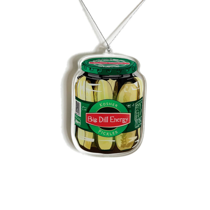 Dill Pickle Jar Christmas Ornament