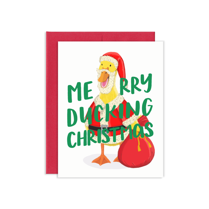 Ducking Christmas Card