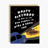 True Crime - Birthday Card