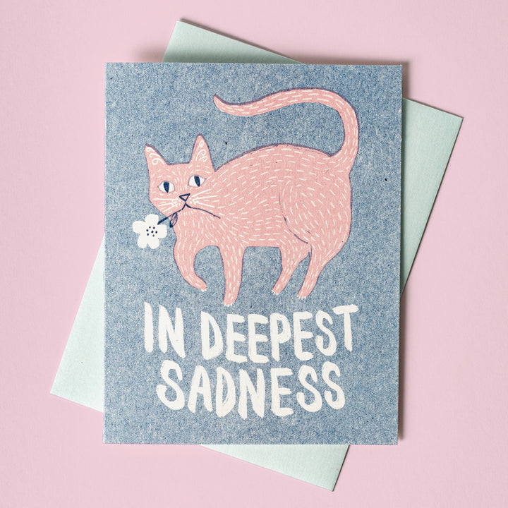 Bromstad Printing Sympathy Card Cat