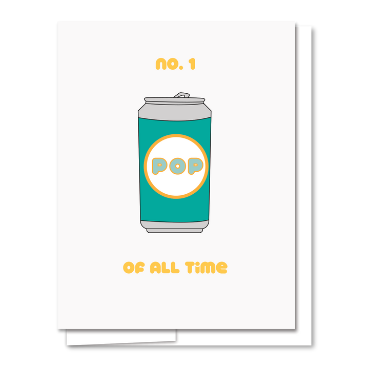 No. 1 Pop - Illustrated Funny Father's Day Card