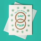 Sweet & Strong Marriage - Wedding Card