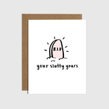 RIP Slutty Years Birthday Card