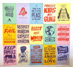 Protest Poster Prints - Set of 15