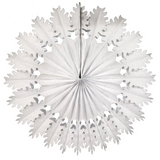 26" White Tissue Snowflake Decoration