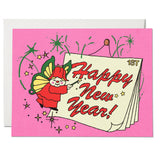 Happy New Year Fairy Holiday Card