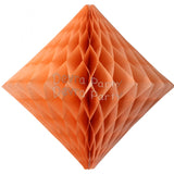 Devra Honeycomb Tissue Paper Decoration Diamond 12" (Multiple Colors Available)