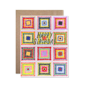 Birthday / Happy Birthday Crochet Quilt