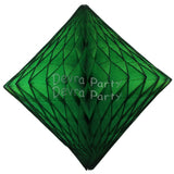 Devra Honeycomb Tissue Paper Decoration Diamond 12" (Multiple Colors Available)