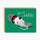 Fa La Laaah Possum Holiday Card