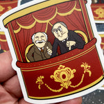 Red Swan Sticker Muppets Statler & Waldorf