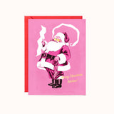 Sassy Santa Holiday Card