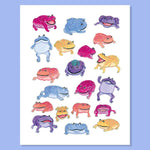 Cactus Club Art Print  Magic Frogs