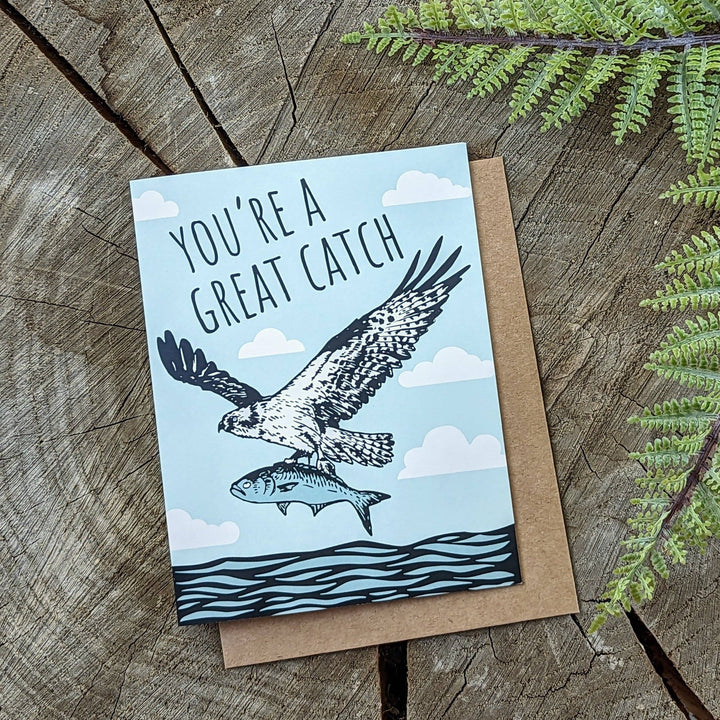 greeting card | you're a great catch