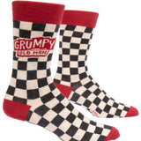 Blue Q Men's Socks 'Grumpy Old Man'