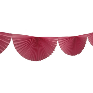 Tissue Paper Bunting Garland (Multiple Colors Available)
