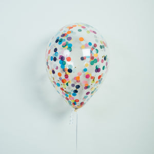 11" Latex Confetti Balloon - FLOAT TIME ONLY 6 HOURS