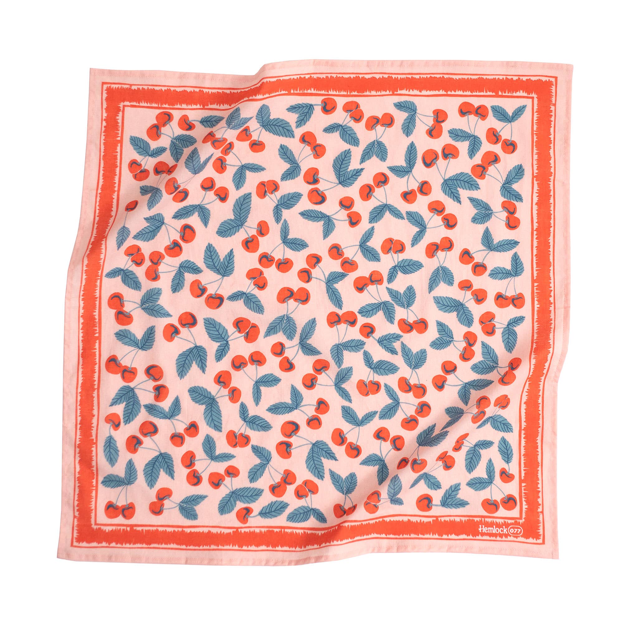 Handker Hemlock bandana Red Pink cherry