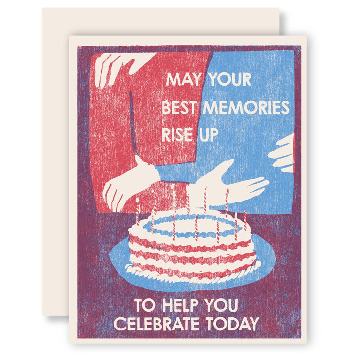 Best Memories Letterpress Card
