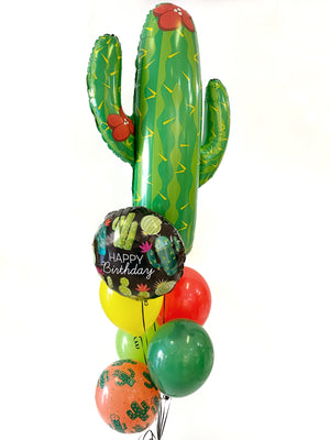 Cactus Birthday Balloon Bundle