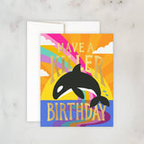 Killer Whale - Birthday Card