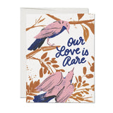 Love/Anniversary Card - Rare Birds