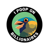 Mincing Mockingbird Sticker Poop on Billionaires