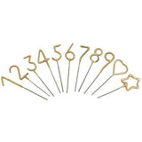 Tops Malibu Mini Gold Sparkler Number