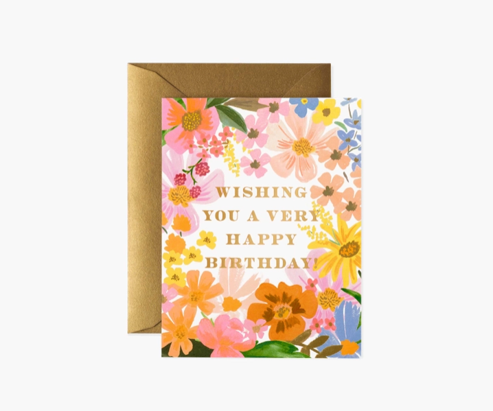 Rifle Paper Marguerite Birthday Card