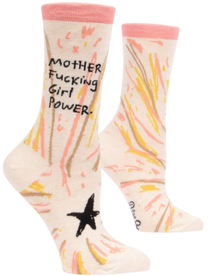 Motherf*cking Girl Power Womens Crew Sock
