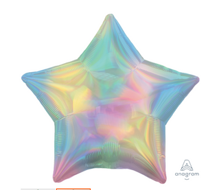 Iridescent Star Foil Balloon