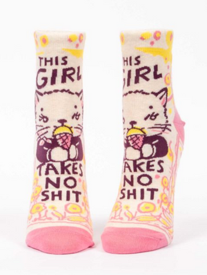 This Girl Takes No Shit Ankle Sock
