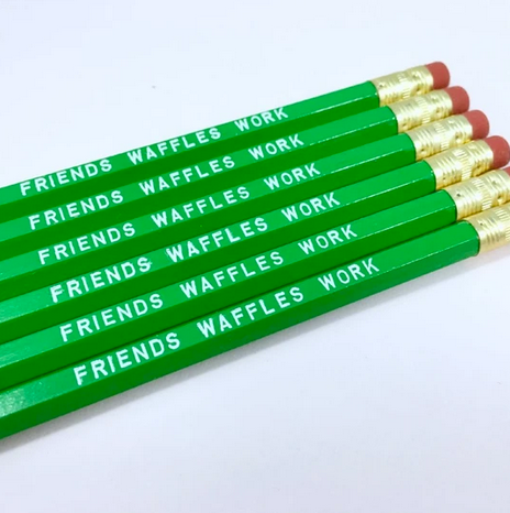 Friends Waffles Work Pencil