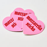 Heart Shaped Sticker - Mozzarella Sticks