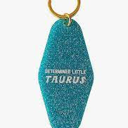 Golden Gems Zodiac Hotel Keychain - Taurus