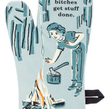 Blue Q Oven Mitt Bitches Get Stuff Done