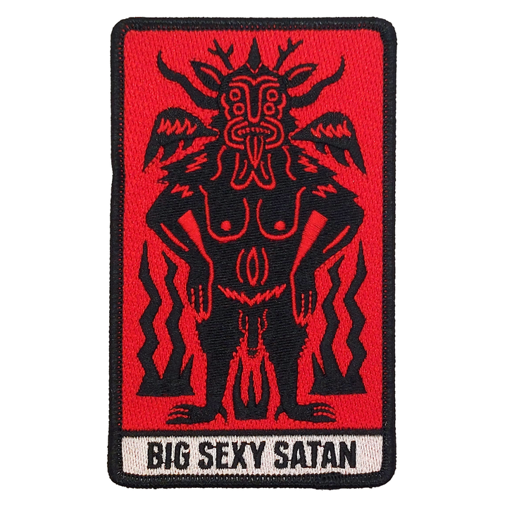 Arcane Bullshit Embroidered Patch Big Sexy Satan