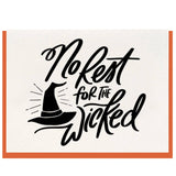 Wicked - Letterpress Card