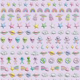 Nail Art Stickers - Spaced Out
