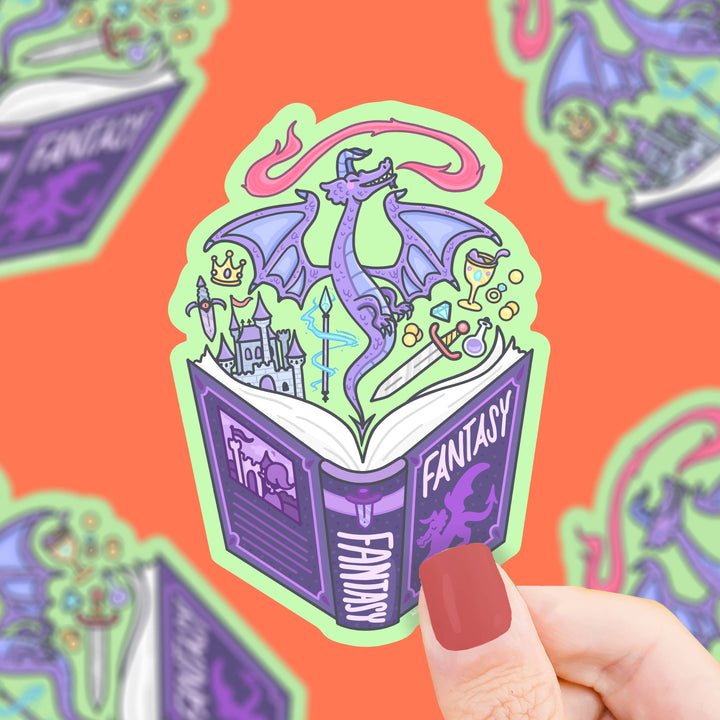 Turtle Soup Sticker Fantasy Book Club