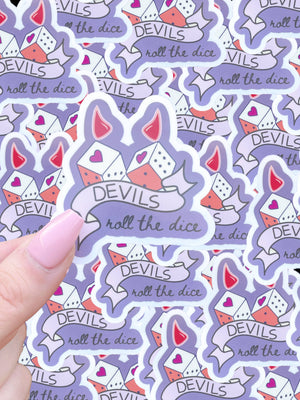 Taylor Swift Inspired - Devils Roll the Dice Sticker