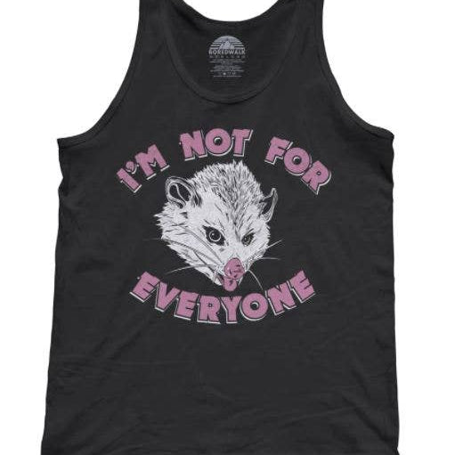 Boredwalk Tank I'm Not for Everyone Opossum