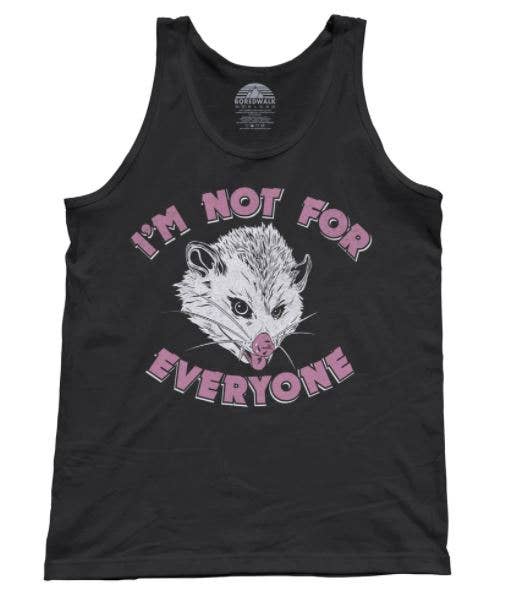 Boredwalk Tank I'm Not for Everyone Opossum