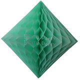 Devra Honeycomb Tissue Paper Decoration Diamond 12" (Multiple Colors Available)