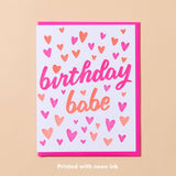 Birthday Babe - Birthday Card