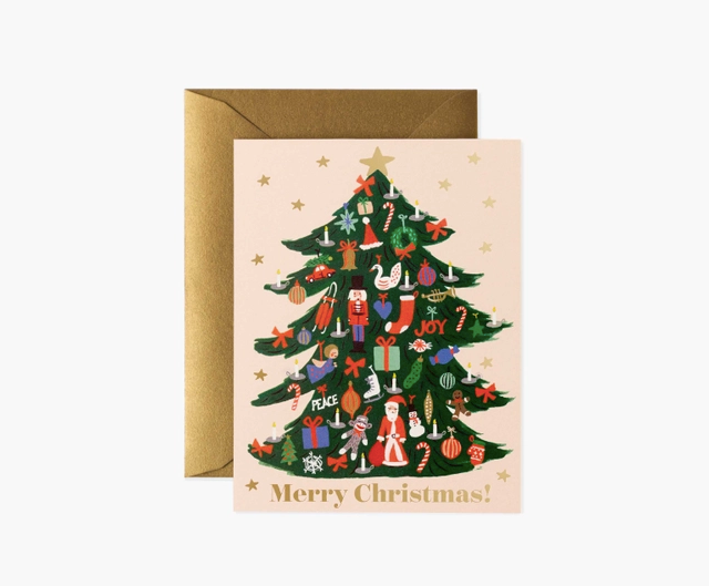 Trimmed Tree Christmas Card